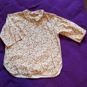 60s Autumnal Strawberry and Apple Top